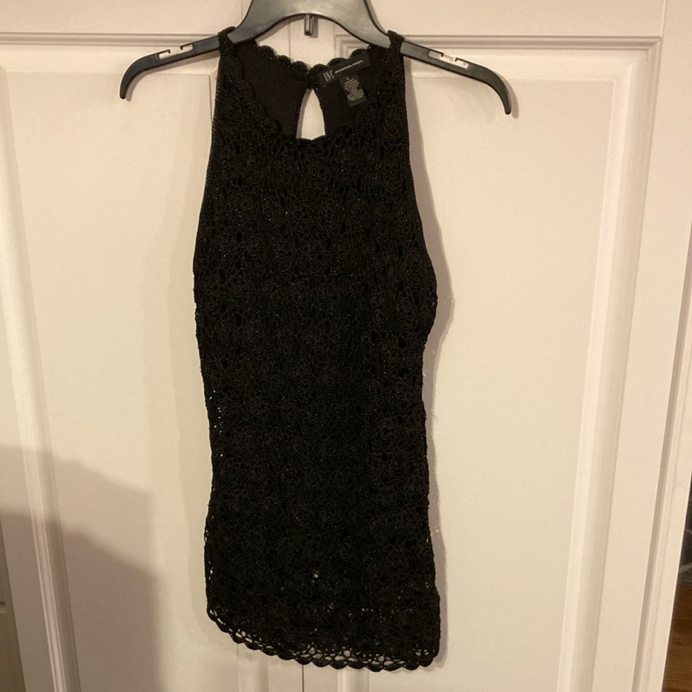 Beautiful INC International Concepts crochet lined top